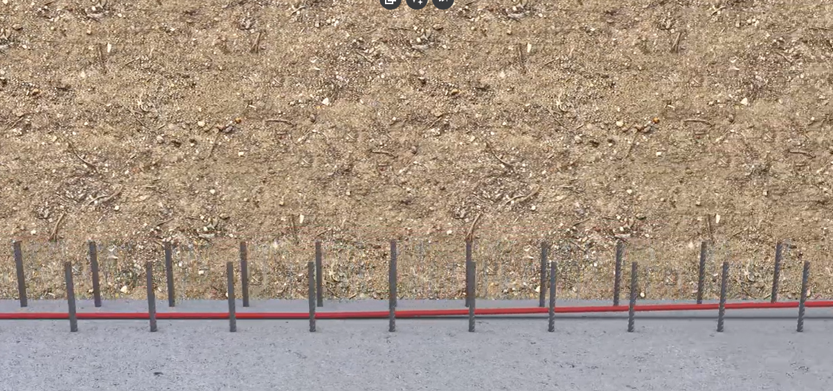 Приклеивание акрилового набухающего шнура гидроизоляционным герметиком Hydroflex 40 MS