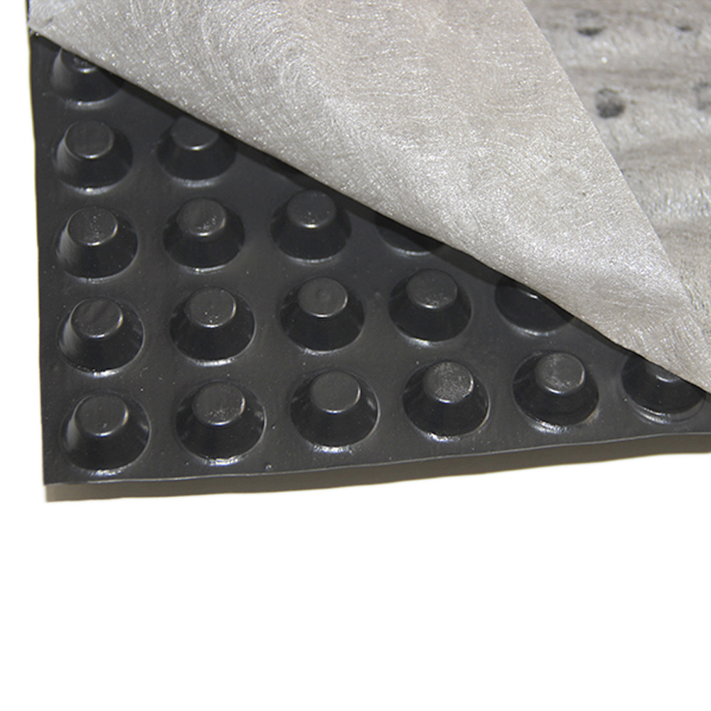 Шиповидна дренажна мембрана з геотекстилем SNTDrain 550 г/м2 + 150 г/м2, 2х20 м