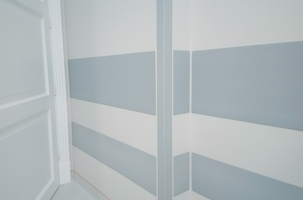 Vinyl wall protection against impacts and scratches WG 304 mm width, length 4 r.m., light gray