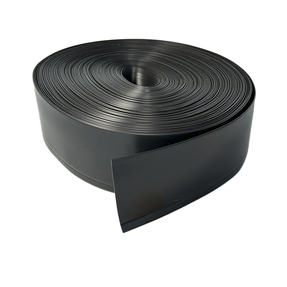 Flexible floor skirting PS7510 Arfen black elastic PVC floor skirting, 50 r.m.