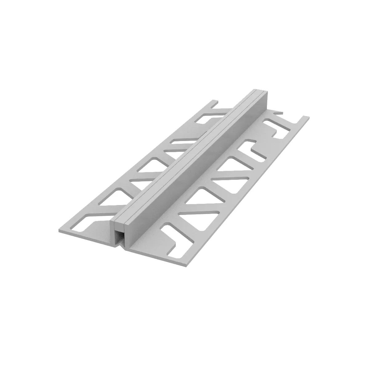 Split PVC profile DP02-10, 3 m.p. gray