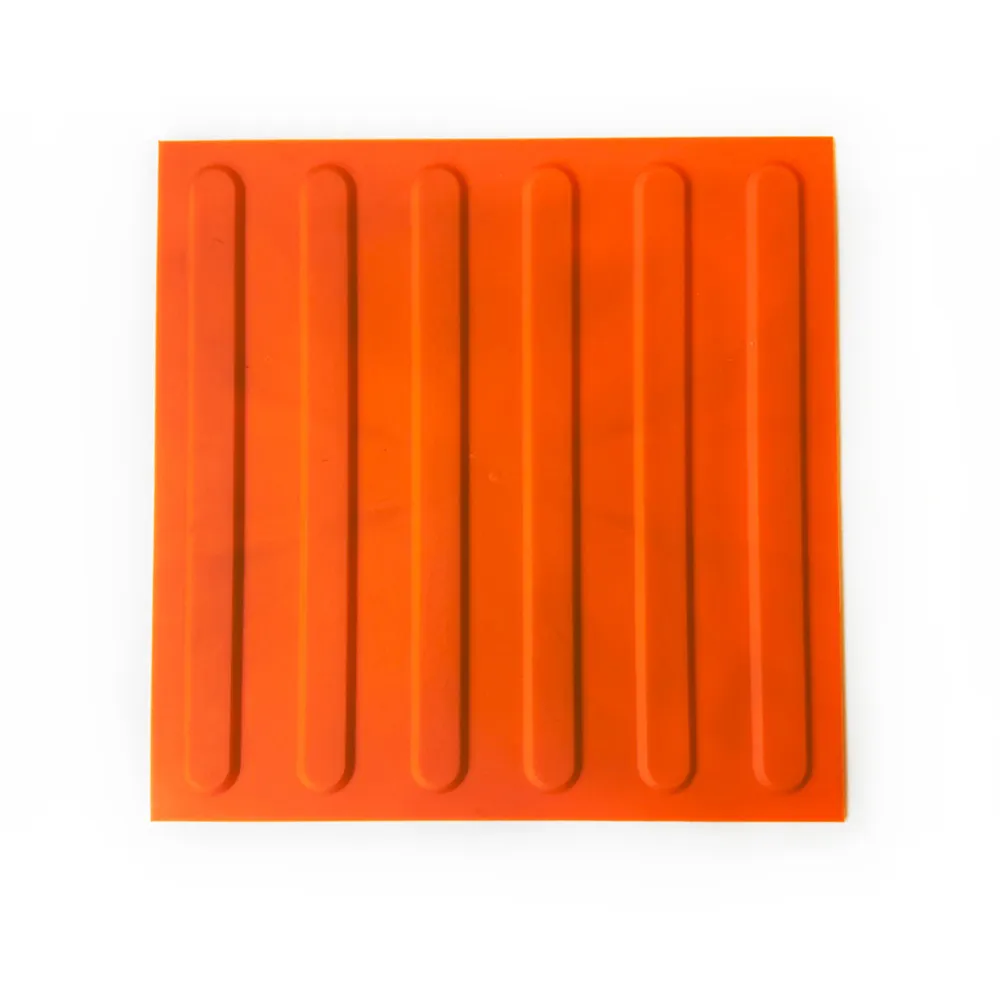 Tactile tile elastic LINE (direction of movement) 40x40